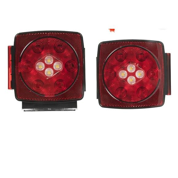 HOPKINS LED Trailer Light Kit with Integrated Back Up Light Red Model C7425 New - Picture 8 of 8